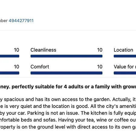 Large Near Center With Full Kitchen & Dining Room, King Beds, Garden Patio, Free Parking & Self Check-in Value! Apartament